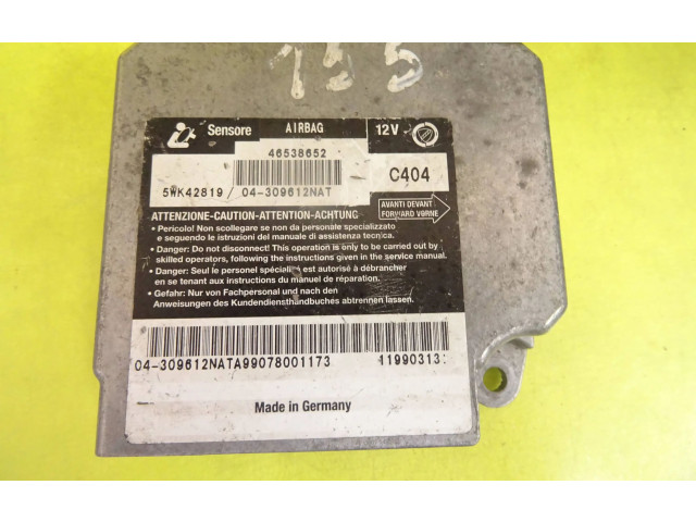 Блок подушек безопасности 46538652   Fiat Marea