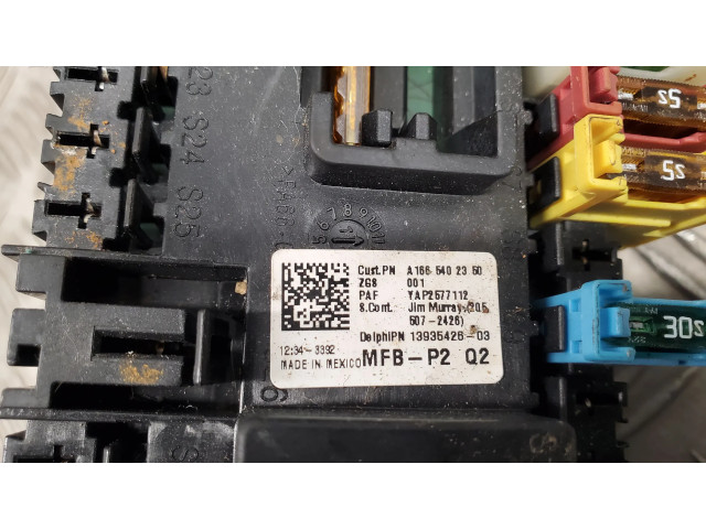 Блок предохранителей A1665402350   Mercedes-Benz GL X166    