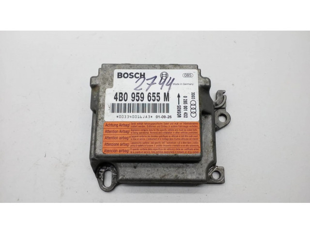 Блок подушек безопасности 4B0959655M, 0285001432   Audi A4 S4 B6 8E 8H