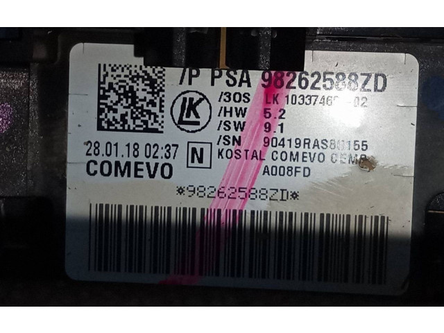 Pojistková skříňka Надувная подушка для руля 98262588ZD   Peugeot 3008 II 2018