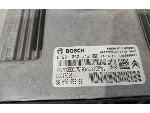 Řídící jednotka 9807885980   Peugeot 2008 I 2014