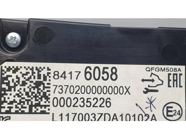 Блок управления климат-контролем 7370200000000X, 000235226   Chevrolet Volt II