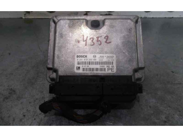 Řídící jednotka 24417194, 0281010269   Opel Vectra B 2001