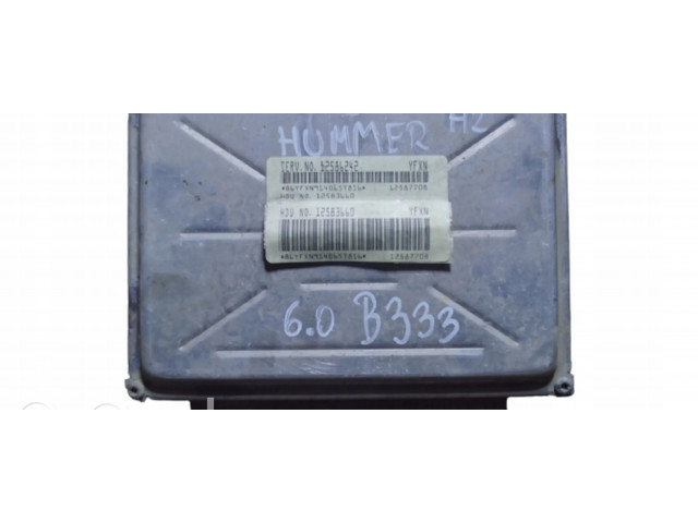 Блок управления двигателя 12586242   Hummer H2