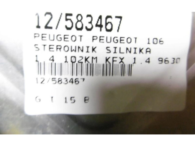 Řídící jednotka 9630181180, 9630181180   Peugeot 106 1999
