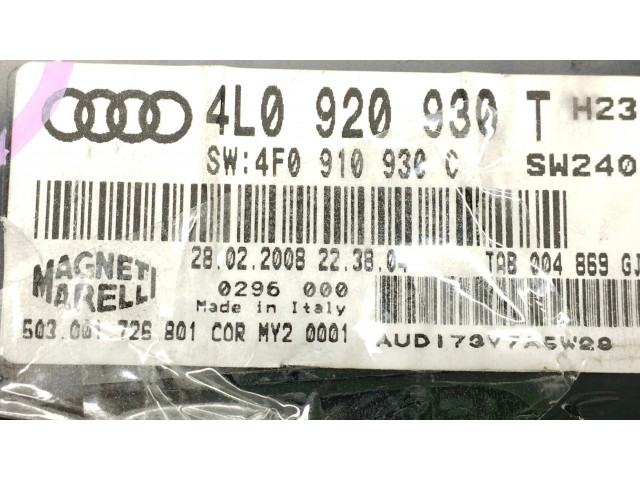 Панель приборов 4L0920932B, 4L0920930T   Audi Q7 4L       