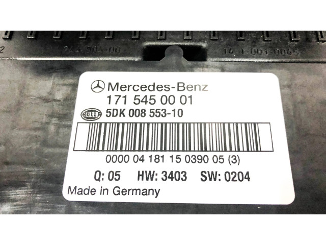 Блок предохранителей  A1715450001, 00000418115039005   Mercedes-Benz SLK R171    