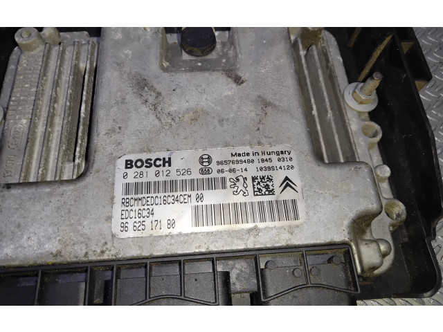 Řídící jednotka 0281012526, 9662517180   Peugeot 207 2006