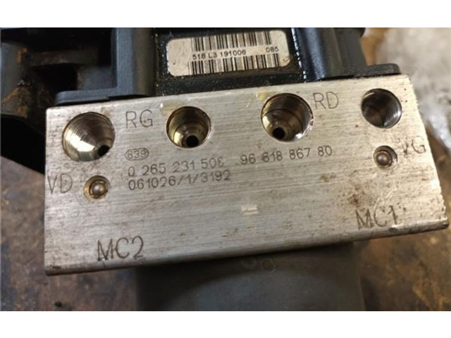 Jednotka ABS 9661886780, 9661886780   Peugeot 207 2007