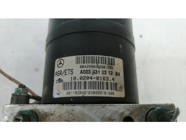 Jednotka ABS A0034310312K4, A0034310312   Mercedes-Benz SLK R170 2002