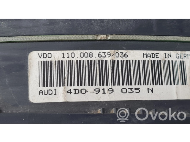 Панель приборов 4D0919035N   Audi A8 S8 D2 4D       