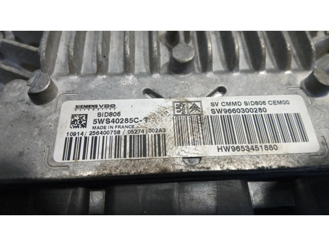 Блок управления 5WS40285CT, 9660300280   Citroen C3