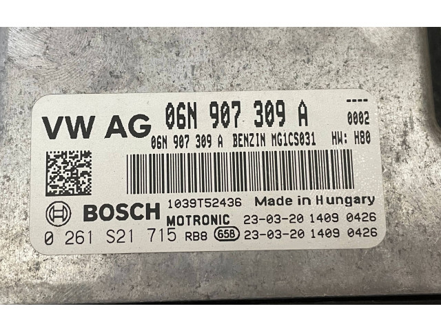 Řídící jednotka 06N907309A, 0261S21715   Audi A4 S4 B9 8W 2021