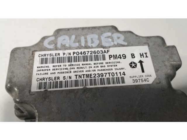 Блок подушек безопасности P04672603AF   Dodge Caliber