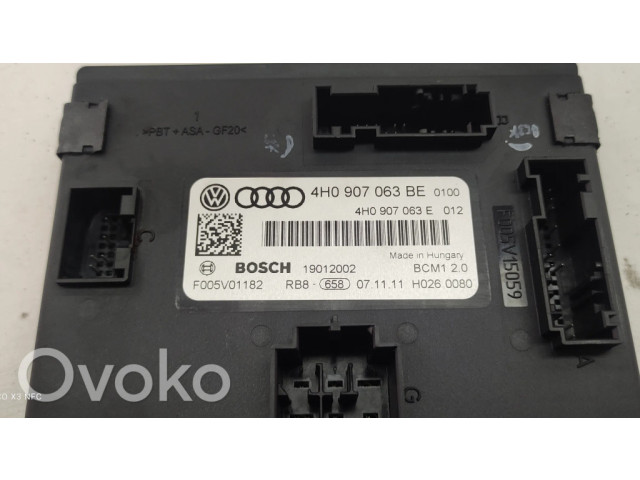 Блок комфорта 4H0907063BE, F005V01182   Audi A6 C7   
