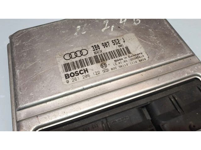 Блок управления двигателя 3B0907552J, 0261206122   Audi A6 S6 C5 4B