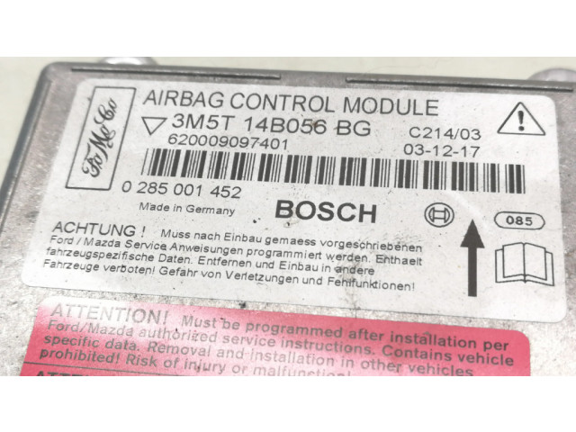 Блок подушек безопасности 3M5T14B056BG, 0285001452   Ford Focus C-MAX