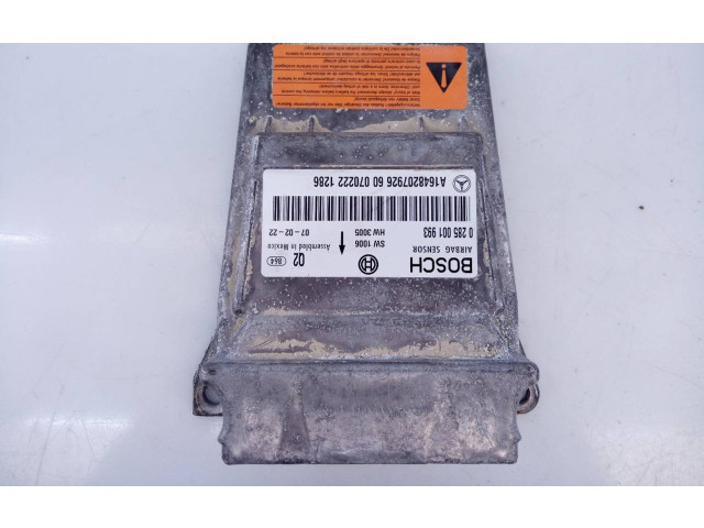 Блок подушек безопасности A1648207926, 0285001993   Mercedes-Benz ML W164