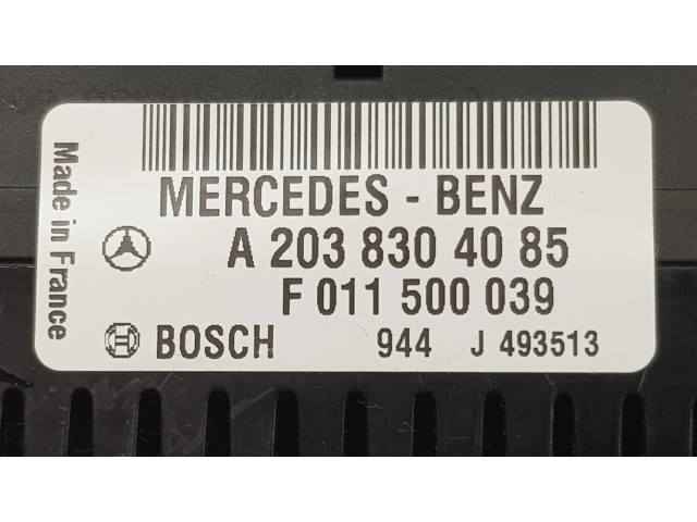 Блок управления климат-контролем A2038304085   Mercedes-Benz CLC CL203