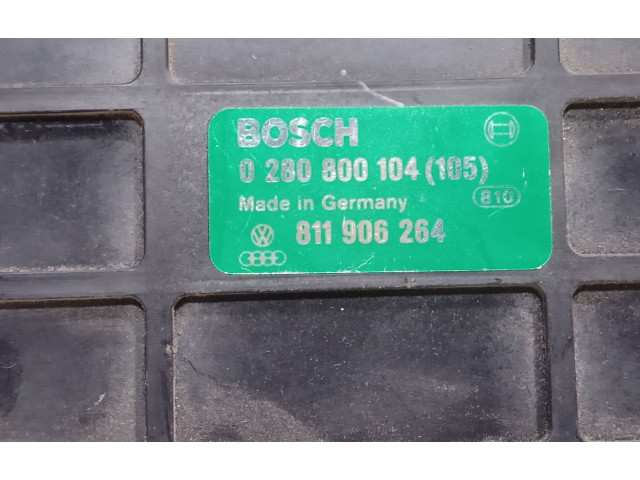Блок управления двигателя 0280800104, 811906264   Audi 100 200 5000 C3