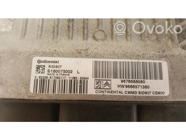 Řídící jednotka 9678686080, S180075002L   Citroen DS3 2012