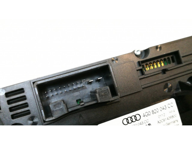 Блок управления климат-контролем 4G0820043CC   Audi A6 Allroad C7