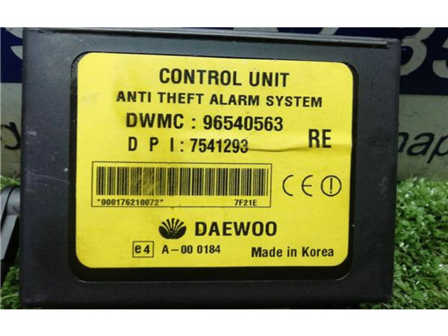 Řídící jednotka 7541293, 7541293   Daewoo Kalos 2007
