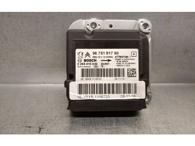 Блок подушек безопасности 9675181780, 0285010830BOSCH   Peugeot 5008