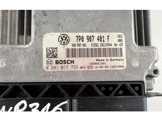 Řídící jednotka 7P0907401F, 0281017733   Volkswagen Touareg II 2012