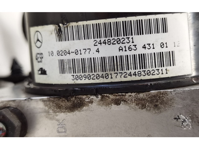 Jednotka ABS A1634310112, 10020401774   Mercedes-Benz ML AMG W164 1998