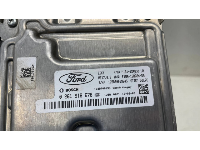 Блок управления двигателя H1B112A650UB, 0261S18678   Ford Fiesta