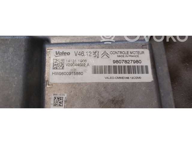 Řídící jednotka 9807827980, 9666952080   Peugeot 208 2014