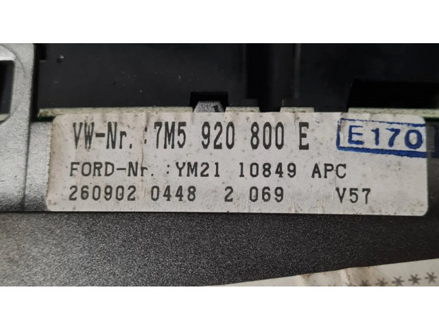 Панель приборов 7M5920800E, 2609020448   Ford Galaxy       