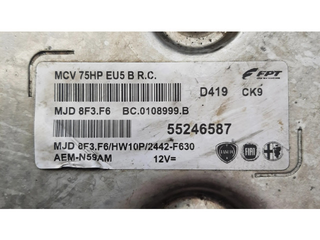 Řídící jednotka 55246587, MJD8F3F6   Peugeot Bipper 2012