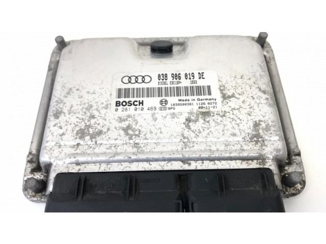 Блок управления двигателя 038906019DE, 0281010469   Audi A3 S3 8L