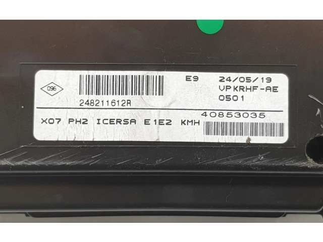 Přístrojová deska  Renault Twingo III 2019 248211612R, 248211612R  