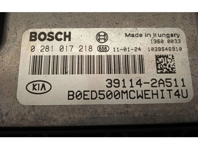 Řídící jednotka 391142A511   KIA Ceed 2011