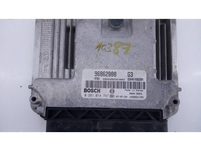 Řídící jednotka 96862888, 0281014747   Chevrolet Epica 2007