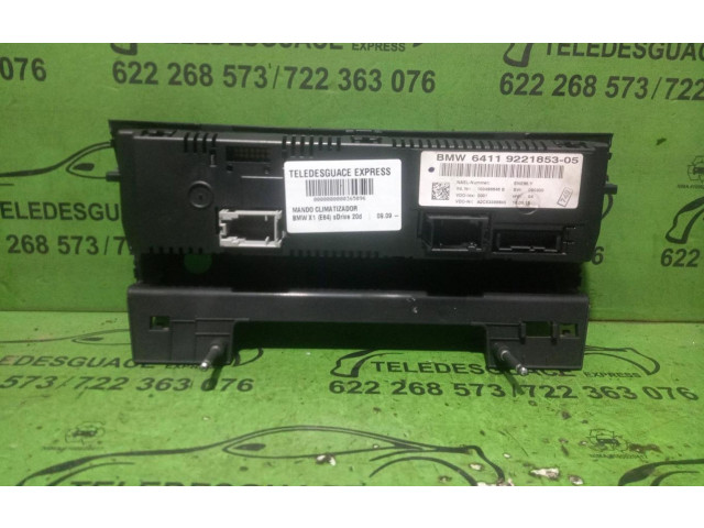 Блок управления климат-контролем 6411922185305   BMW X1 E84
