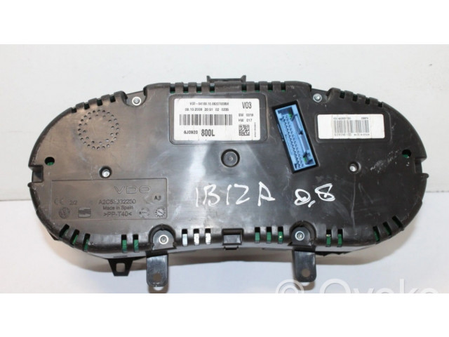 Панель приборов 6J0920800L   Seat Ibiza IV (6J,6P)       