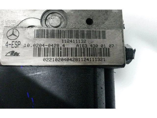 Jednotka ABS 09251553   Mercedes-Benz ML W163 1999