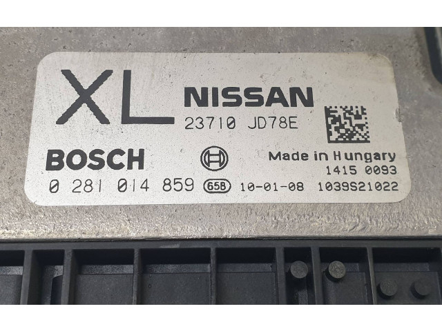 Řídící jednotka 23710JD78E   Nissan Qashqai 2007