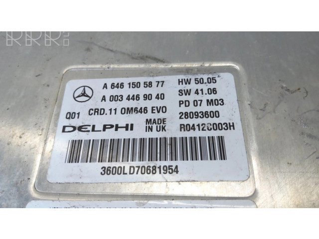 Řídící jednotka A6461505877, A0034469040   Mercedes-Benz E W211 2008