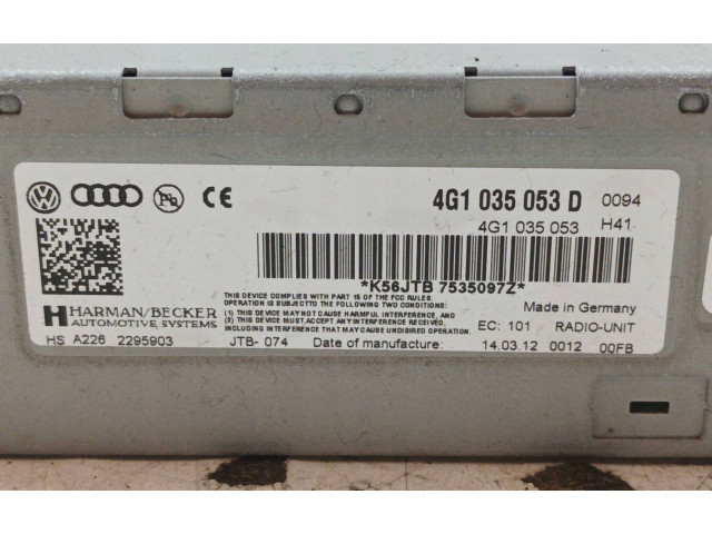 Přístrojová deska  Audi A5 8T 8F 2012 4G1035053D  