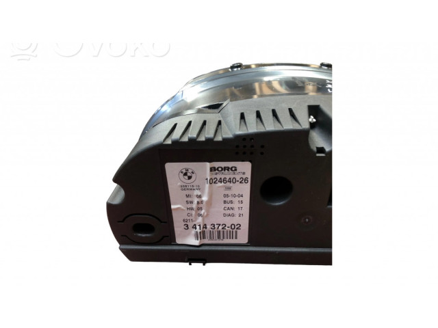 Панель приборов 341437202, 102464026   BMW X3 E83       
