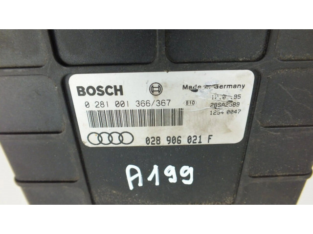 Блок управления двигателя 028906021F, 28SA2589   Audi A6 S6 C7 4G