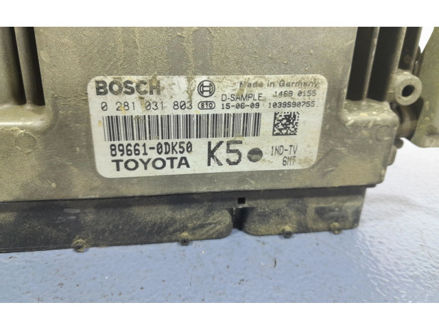 Блок управления двигателем Блок управления 89661-0DK50, 89661-0DK50   Toyota Yaris