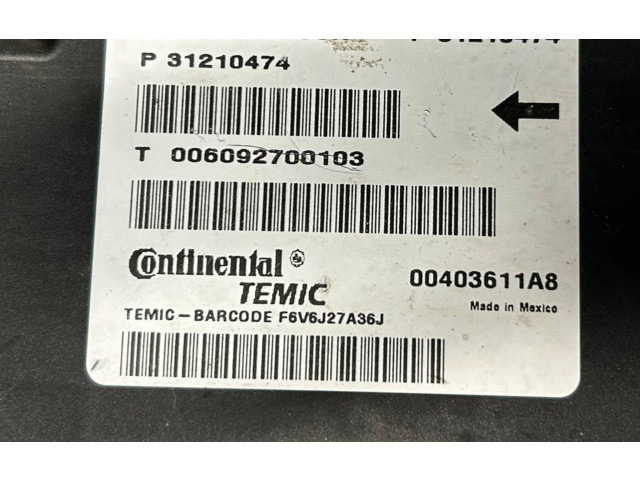Блок подушек безопасности 31210474   Volvo S80