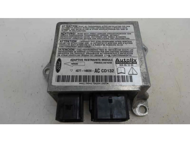 Блок подушек безопасности 4S7T-14B056-AC, 2005   Ford Mondeo Mk III