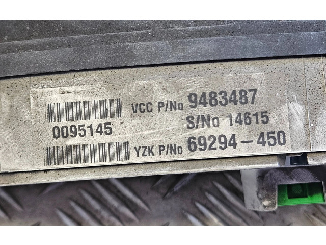 Přístrojová deska  Volvo S70  V70  V70 XC 2001 9483487, 0095145  